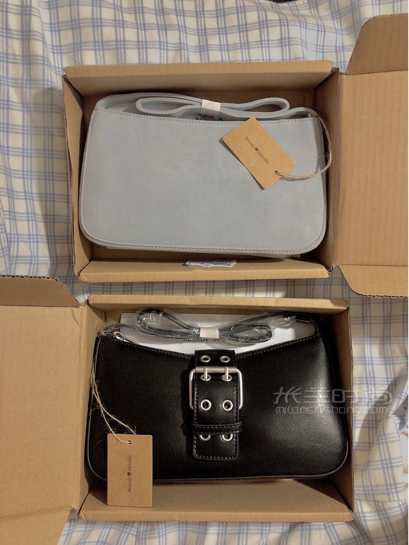 Brand Melville 新款奶油藍(lán)法棍包超溫柔 百搭bag_4