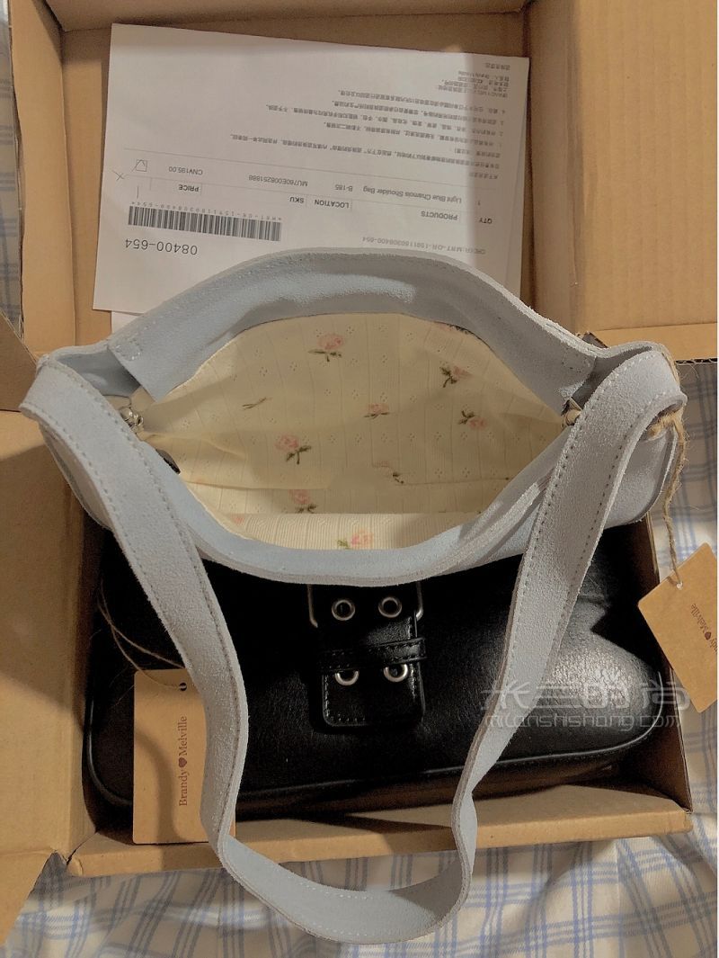 Brand Melville 新款奶油藍(lán)法棍包超溫柔 百搭bag_5