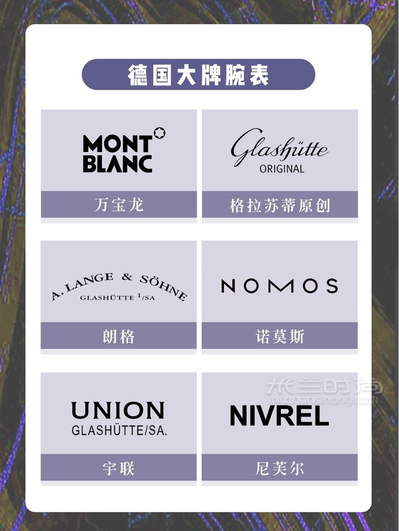 手表品牌大全 世界各國名表品牌匯總_6
