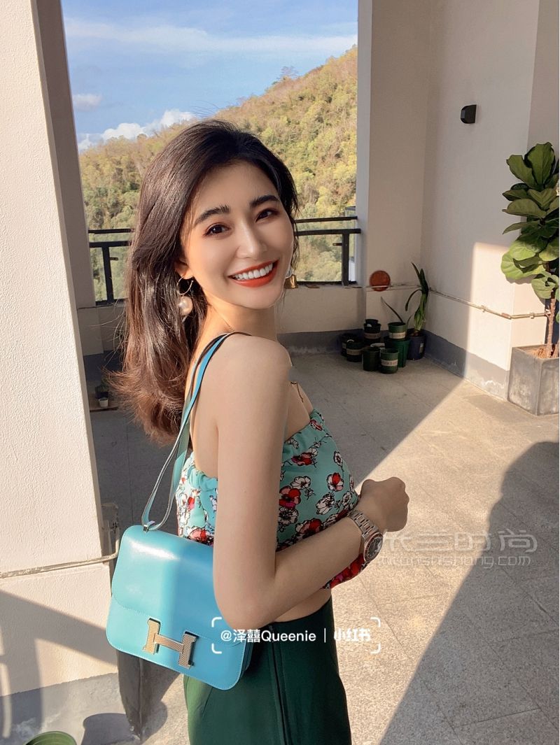 我的愛包Hermes馬卡龍藍色系 愛馬仕馬卡龍藍_4