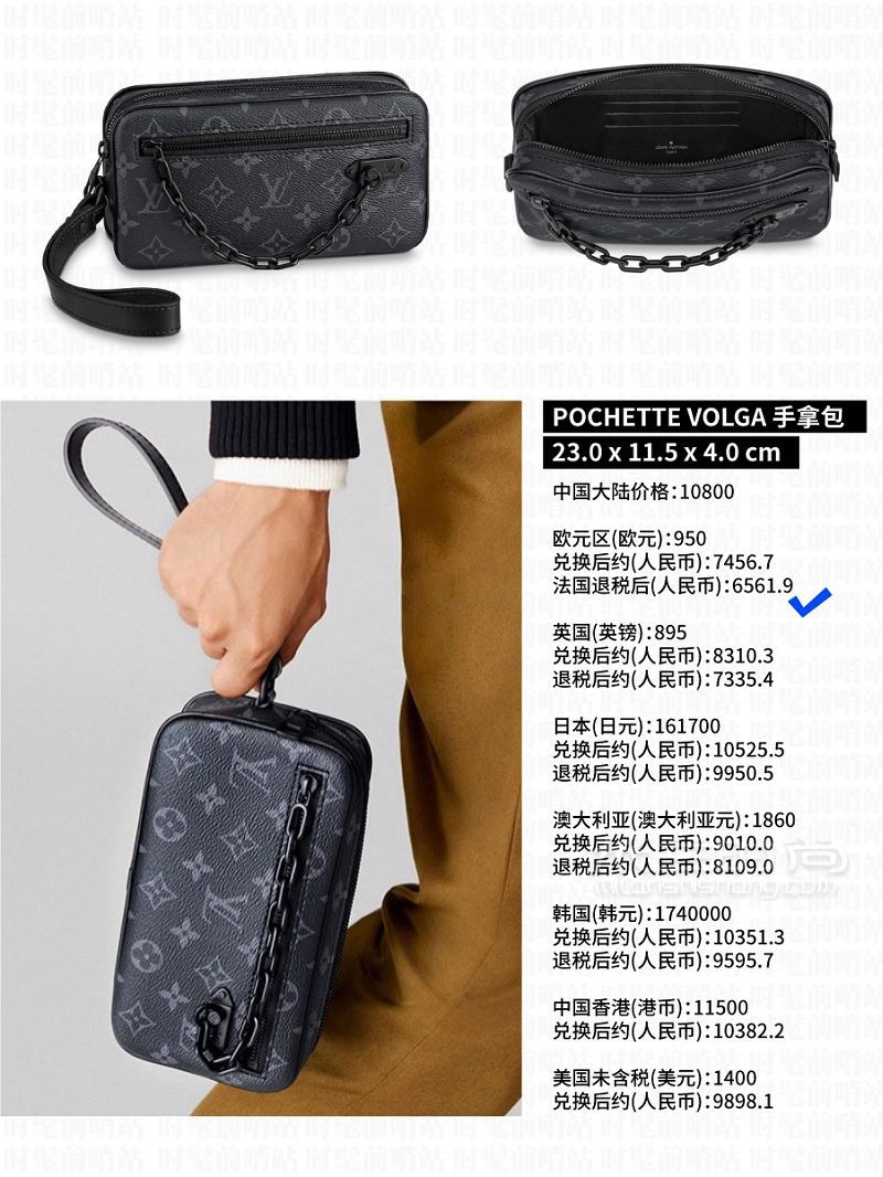 LV經(jīng)典黑色老花包包大合集 LV全球價格對比_4