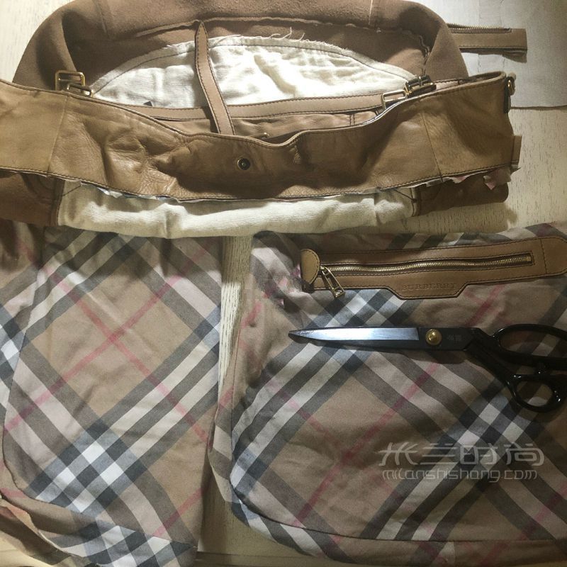 burberry拆包縫小熊掛件 博柏利水桶包_1