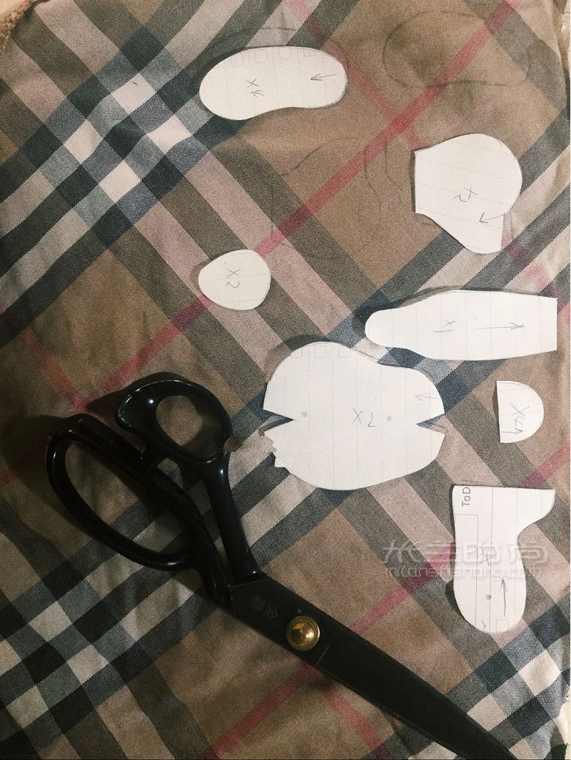 burberry拆包縫小熊掛件 博柏利水桶包_7