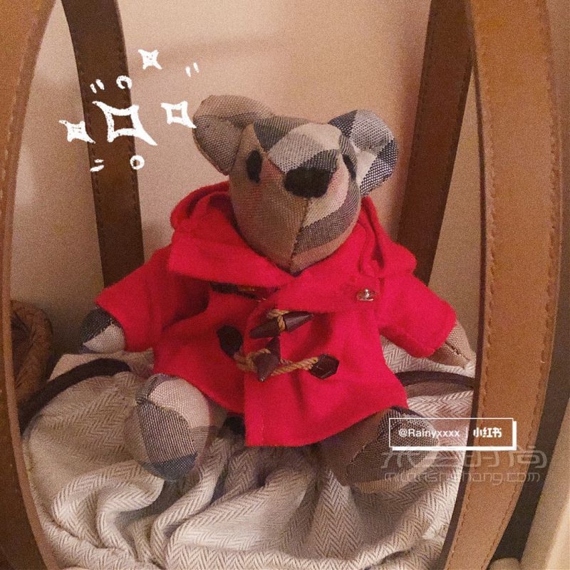 burberry拆包縫小熊掛件 博柏利水桶包_4