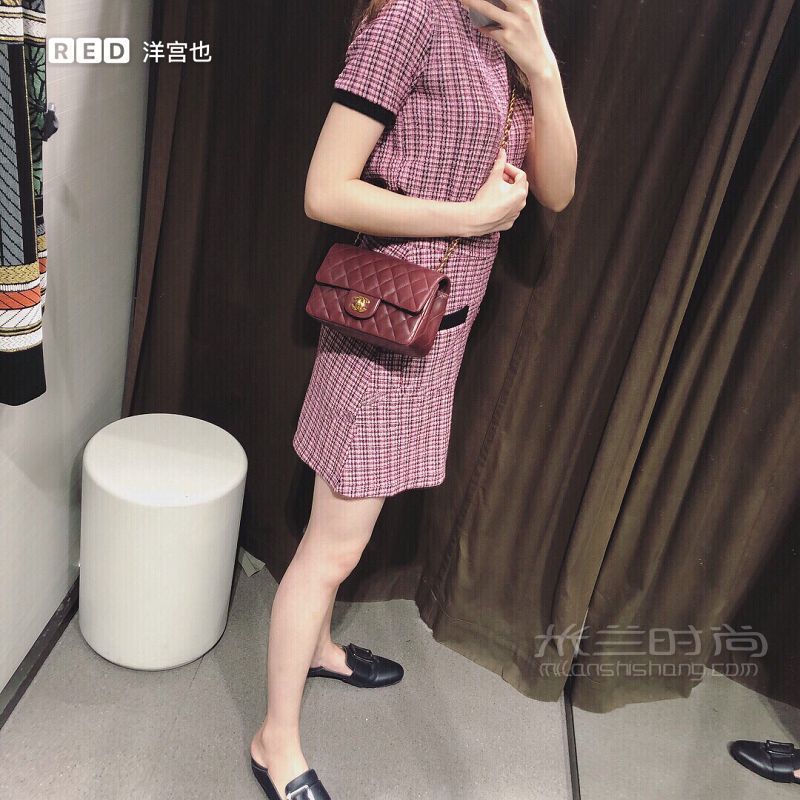 香奈兒Mini CF+ZARA秋季套裝 上身秒變大小姐_3