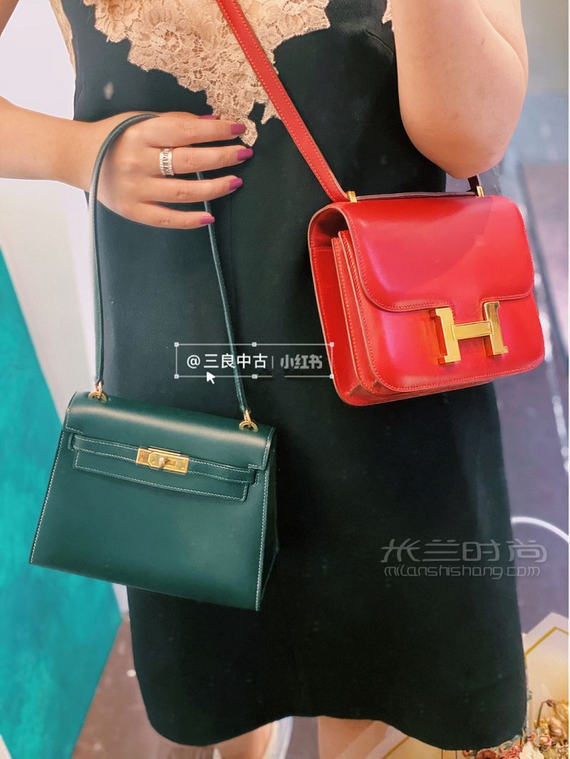 生活總要帶點(diǎn)綠hermes kelly 20祖母綠來啦_8