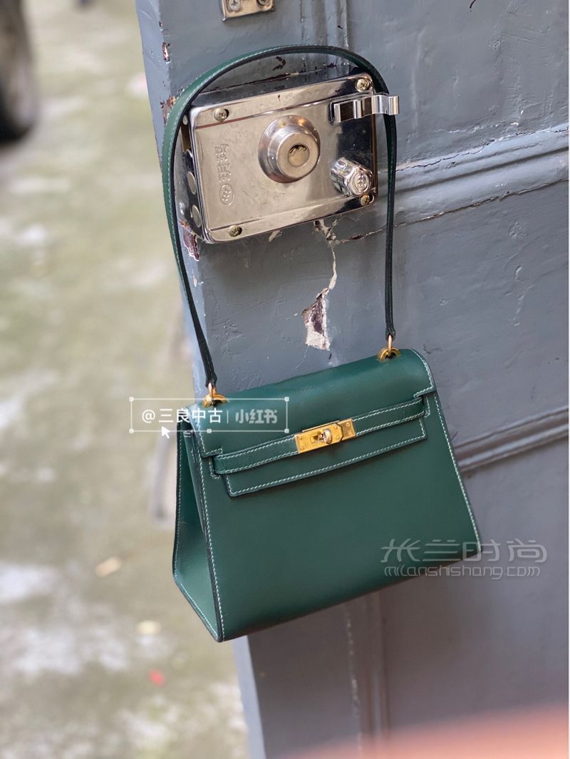 生活總要帶點(diǎn)綠hermes kelly 20祖母綠來啦_2