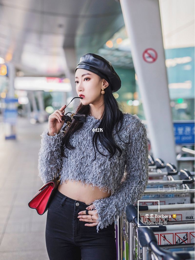 機(jī)場穿搭 韓國首爾女團(tuán)風(fēng)_3