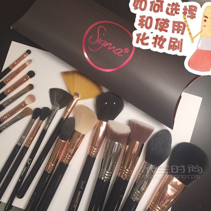Sigma化妝刷 17支合集 concealer眼部眼影刷_1