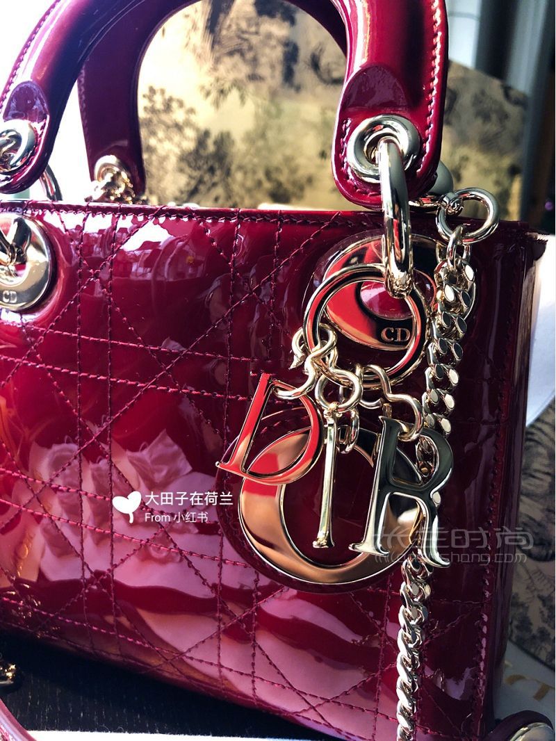 有了它再也不想買(mǎi)其他包 迷你lady dior香檳_7