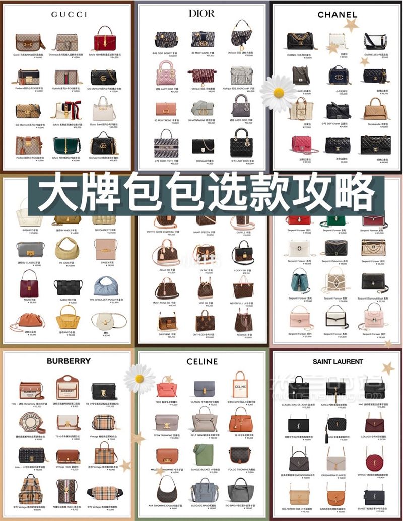 人生第一只大牌包包怎么選？九張圖看懂奢侈品大牌包包選款攻略_1