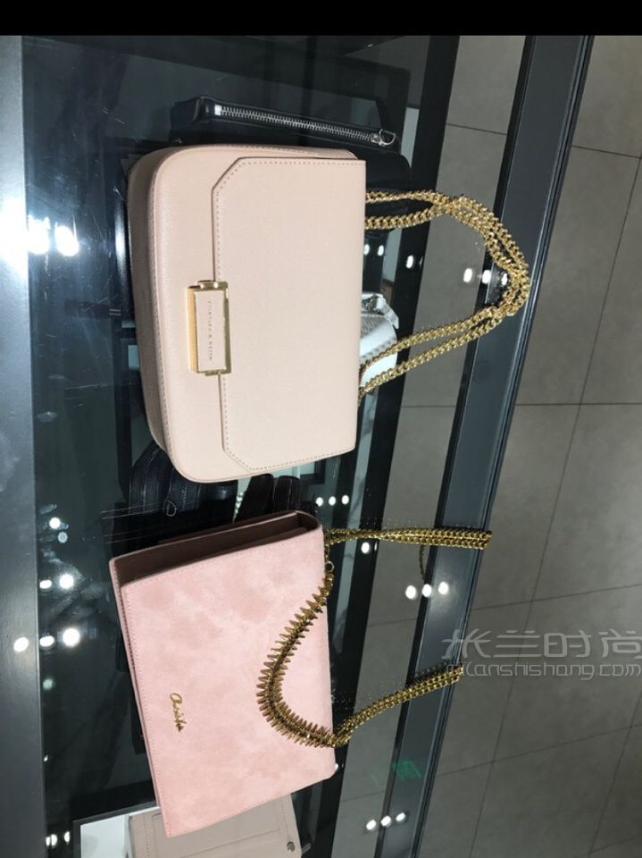 小ck包包拔草 金屬扣絨面信封包_6