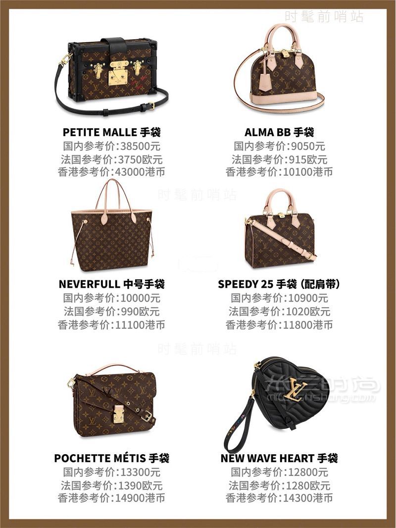 路易威登Louis Vuitton 最新LV包包價格總結(jié)_7