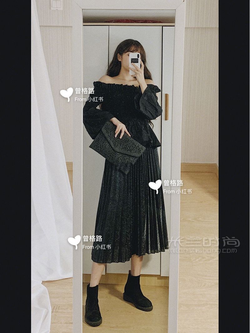 曾格路170cm高妹穿搭脖子以下都是腿 一招穿出新高度_4