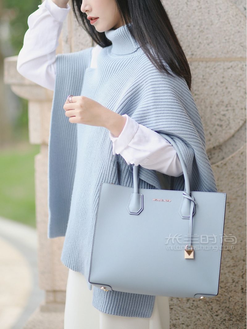 通勤百搭MK女包 老師上班穿搭_6