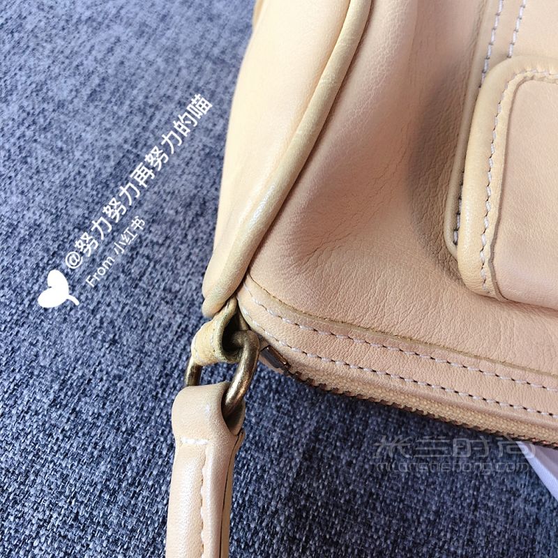 一只奶油黃- old coach小可愛枕頭腋下包_6