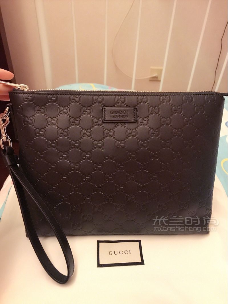 GUCCI Signature柔軟男包全皮 GUCCI哪里買(mǎi)最便宜？答案是英國(guó)英國(guó)英國(guó)！_1
