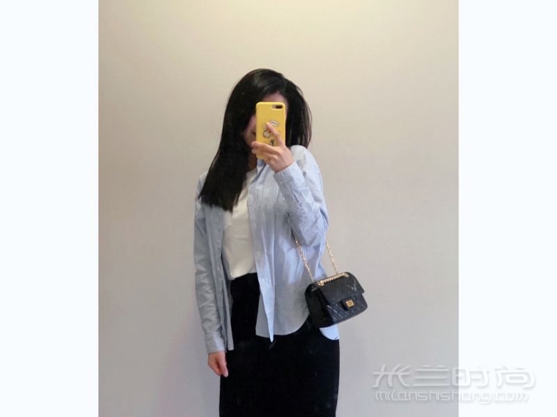 Chanel CF Mini 和chanel 2.55 Mini對(duì)比圖 上身圖_5