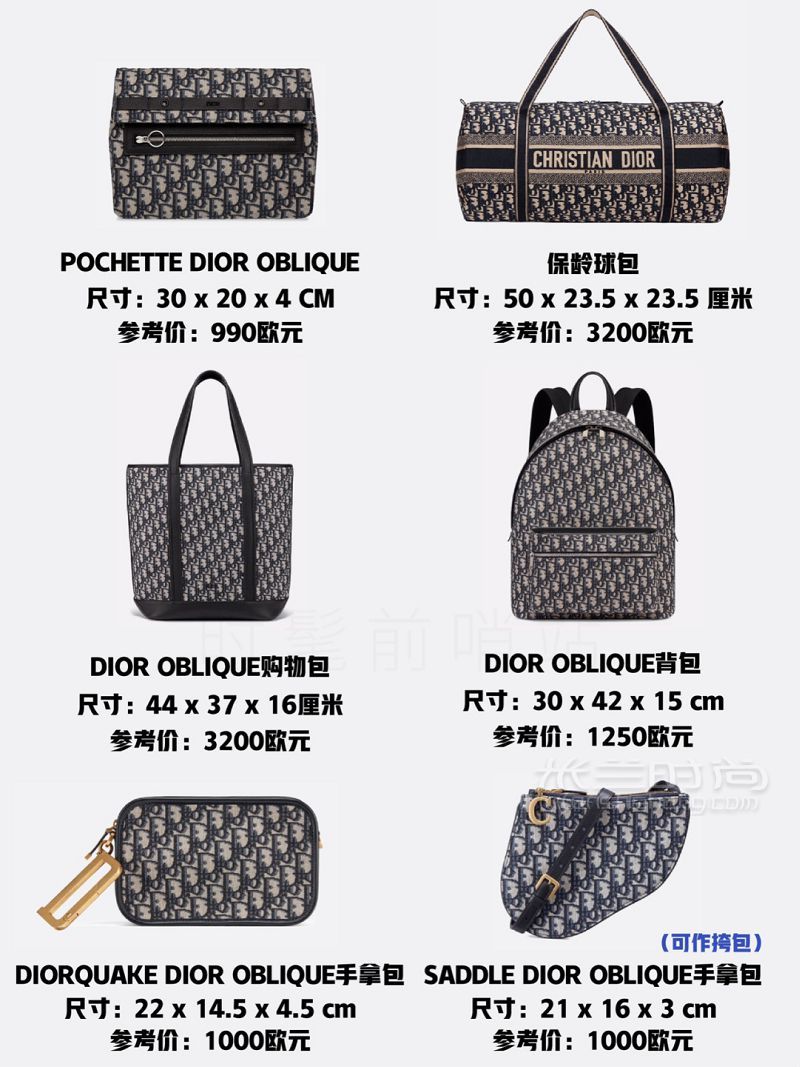 30款Dior Oblique經典老花包包大集合！9張圖帶你看完Dior包包_9