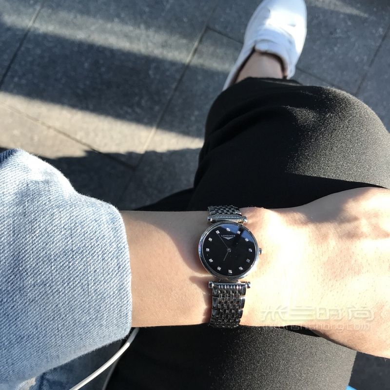 黑色女表石英浪琴嘉嵐 女表時裝表_2