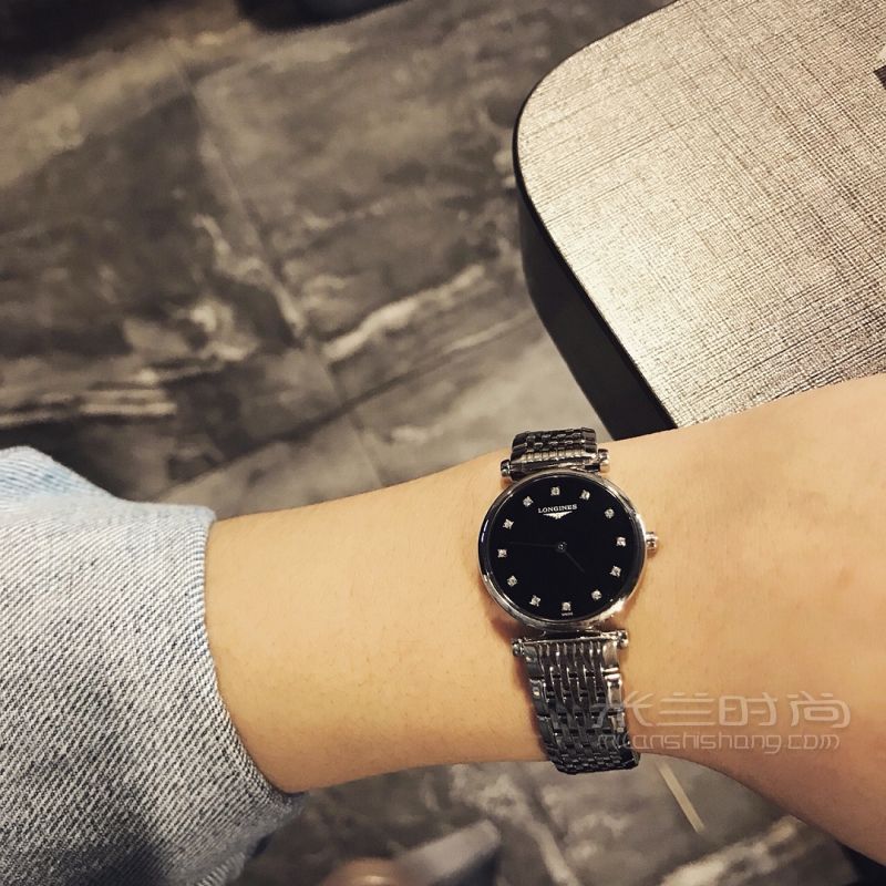 黑色女表石英浪琴嘉嵐 女表時裝表_1