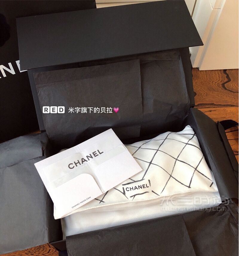 Chanel cf 中號 牛皮荔枝紋_4