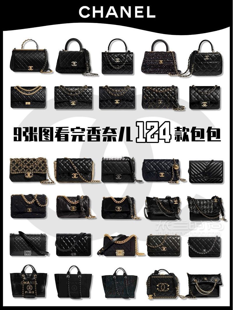 Chanel香奈兒全系列包包查收 香奈兒手提包 香奈人woc_1