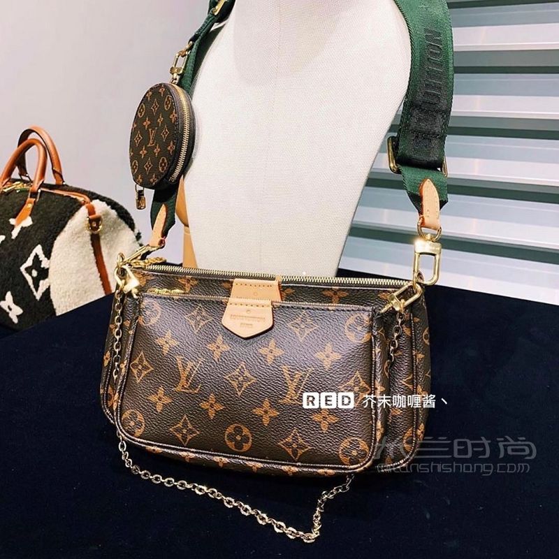 LV新款疊加麻將包來了哦買一得五太劃算 路易威登怎么樣_1