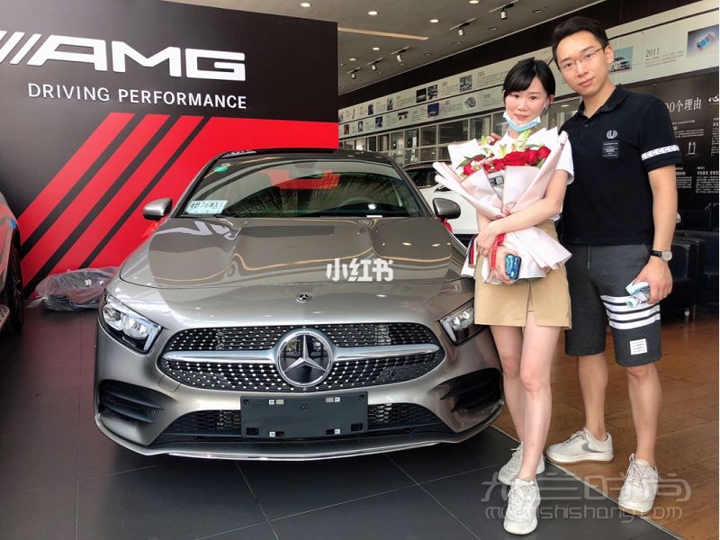 奔馳A200l皓沙銀提車?yán)?行車記錄_2