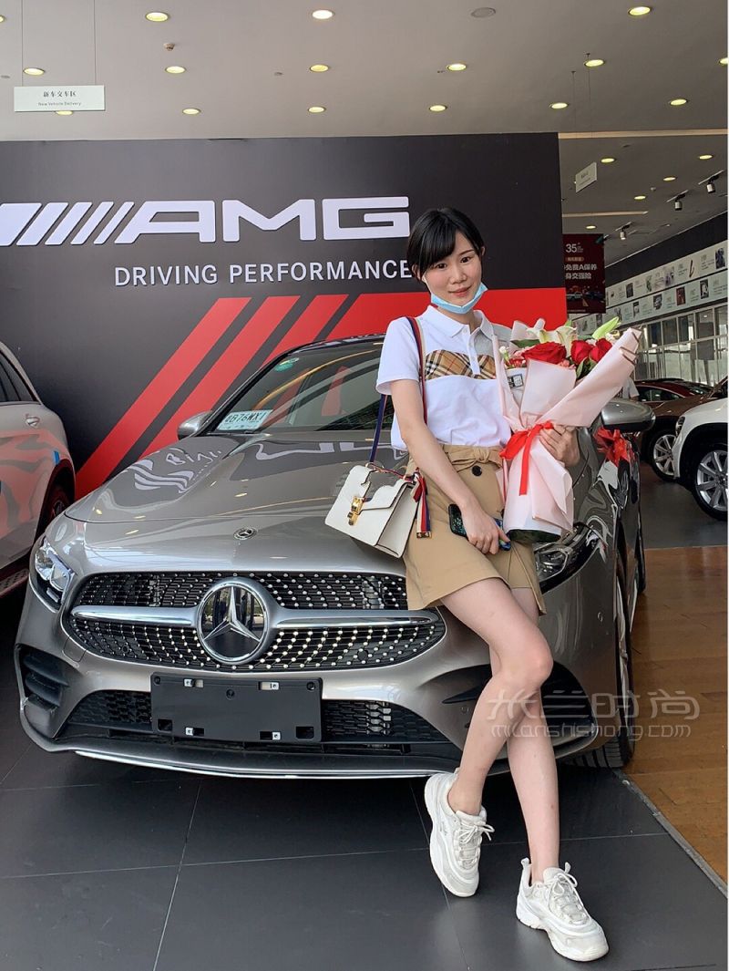 奔馳A200l皓沙銀提車?yán)?行車記錄_3