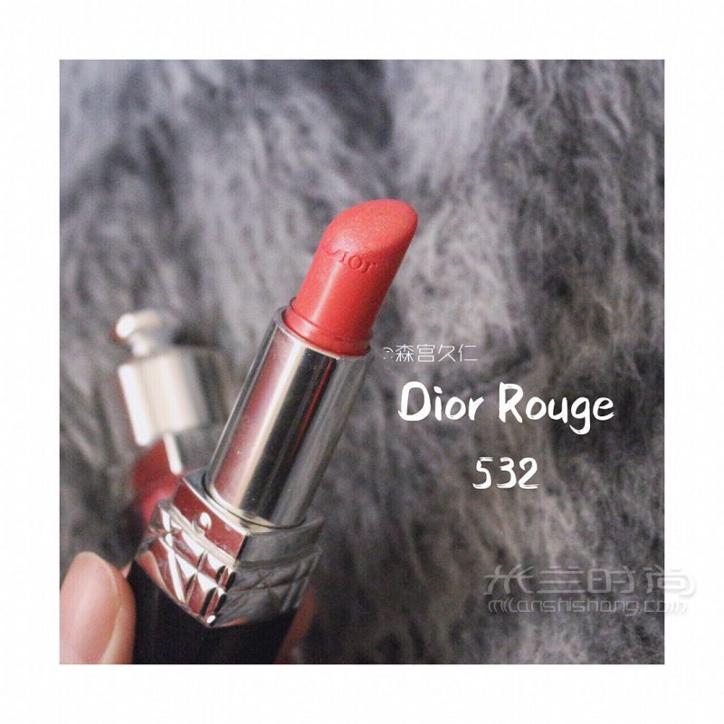 仙女色奶油橘粉遇上細白珠光Dior653 532口紅實拍_6