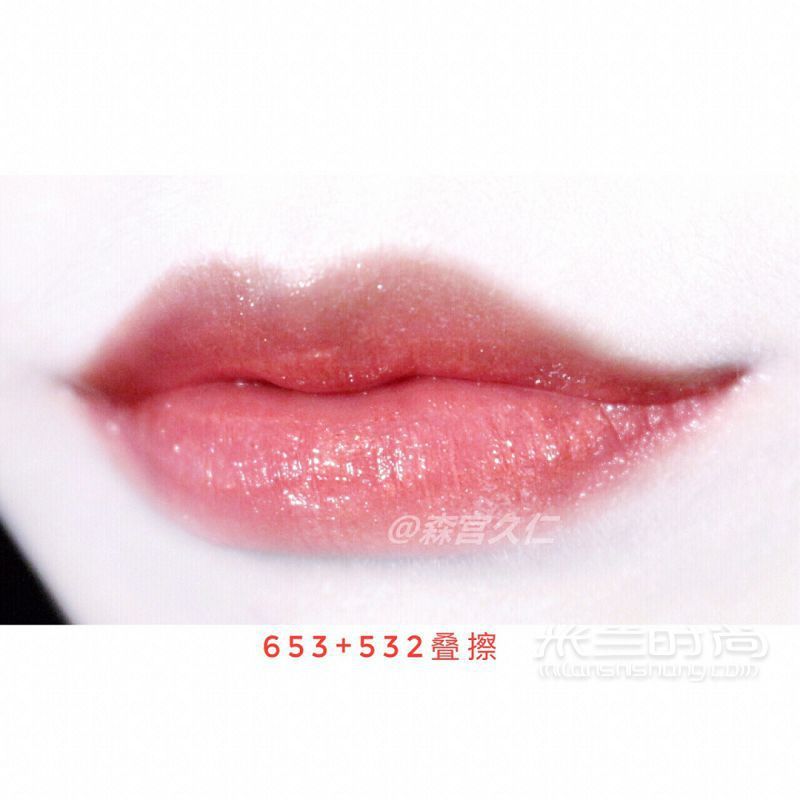 仙女色奶油橘粉遇上細白珠光Dior653 532口紅實拍_2