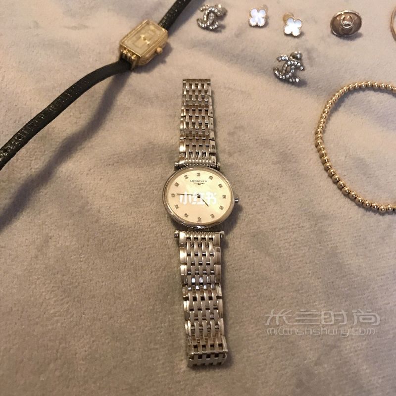 Longines浪琴嘉嵐系列鑲鉆石英女表_4
