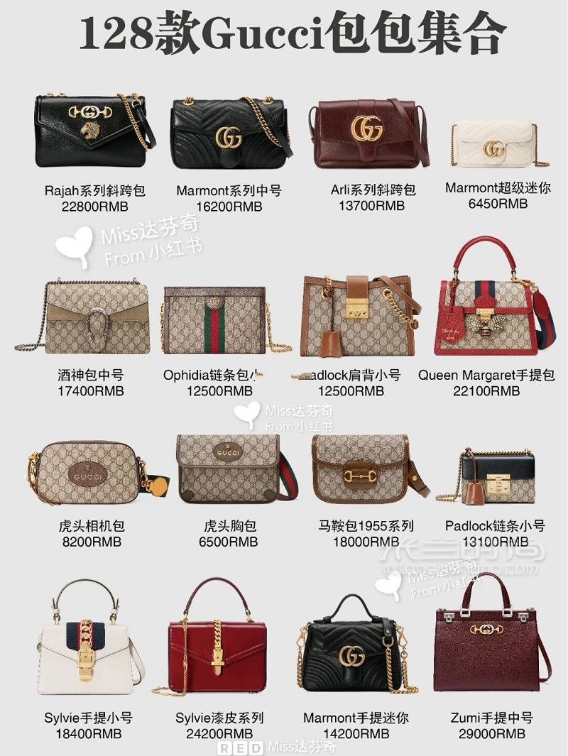 128款Gucci九大系列包包九張圖帶你全看完虎頭古馳_1
