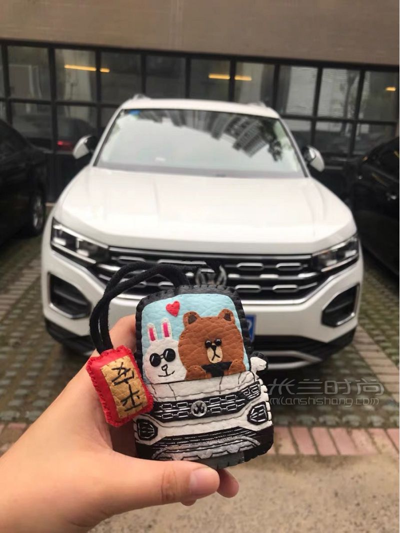 車鑰匙包定制 車載汽車裝飾_4