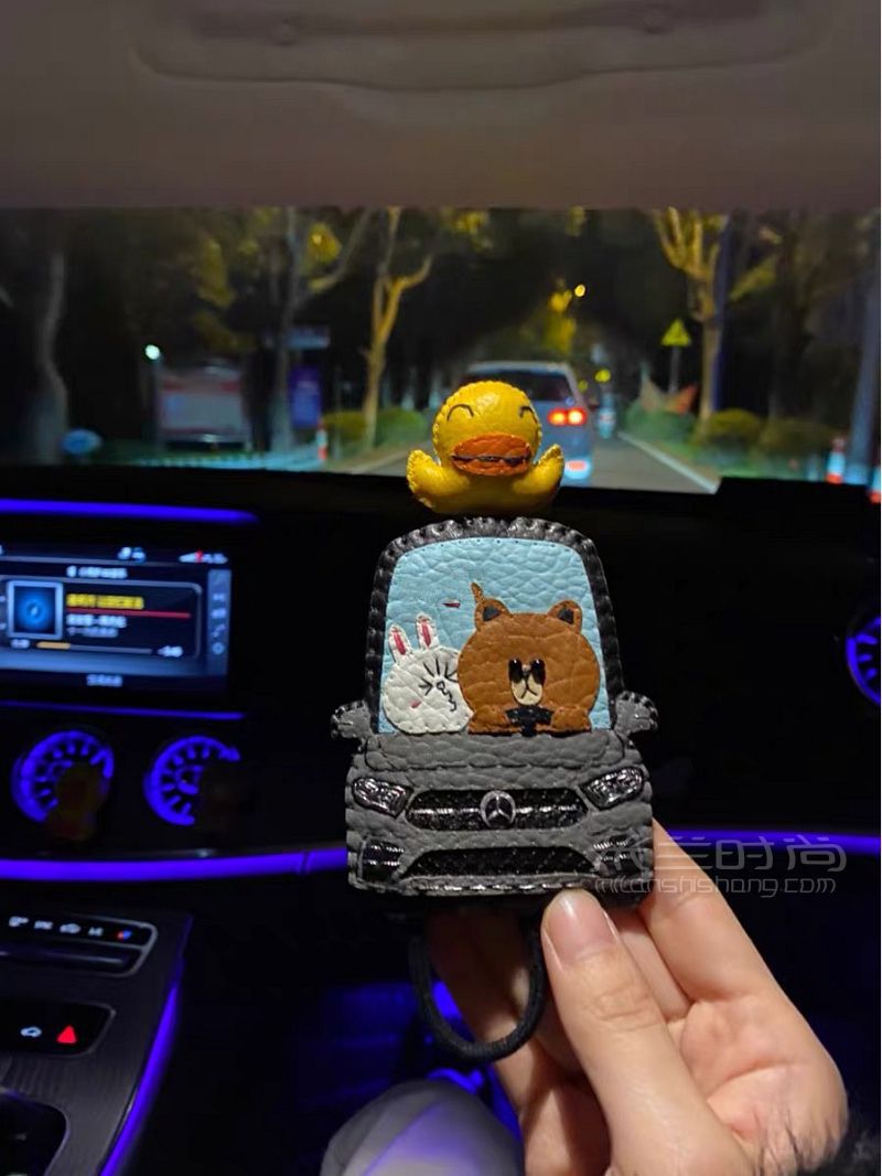 車鑰匙包定制 車載汽車裝飾_2