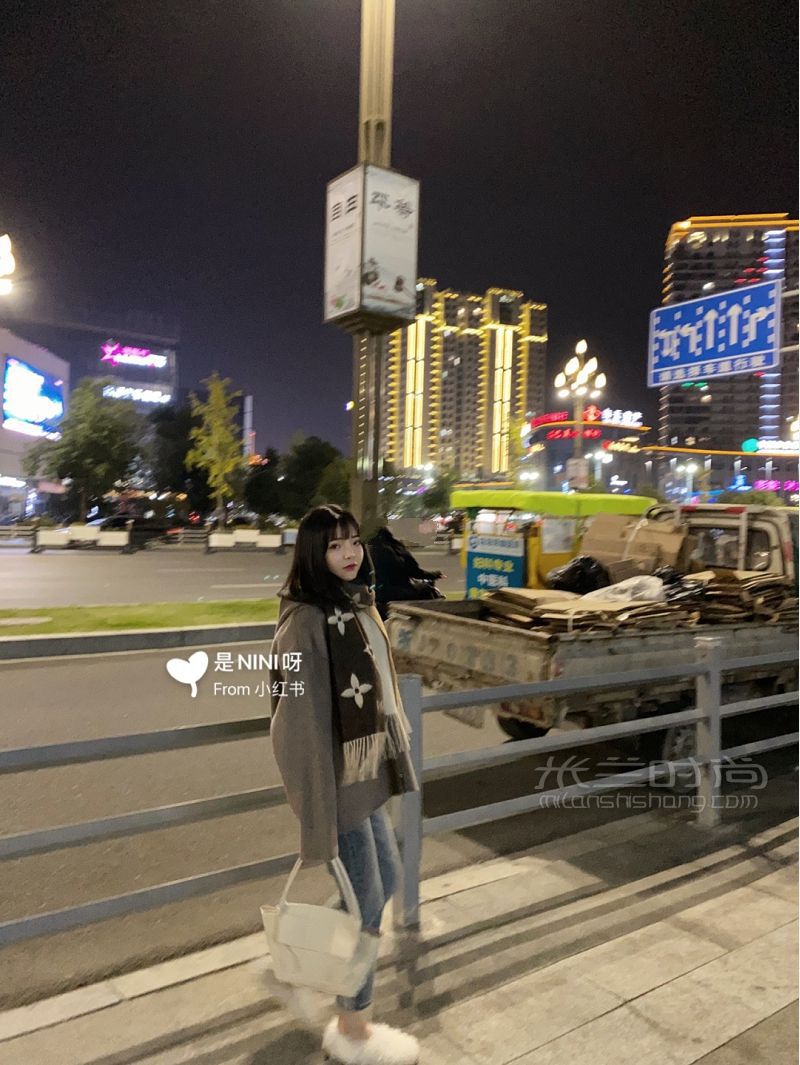 LV漸變色羊絨圍巾也太太太好看了吧！-純羊毛圍巾-百搭_4