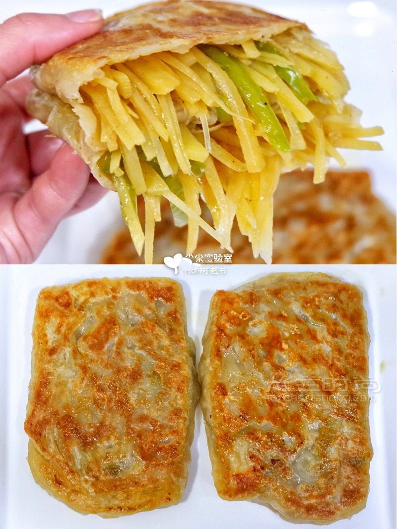 千萬別用手抓餅包土豆絲怕你吃了會上癮_2