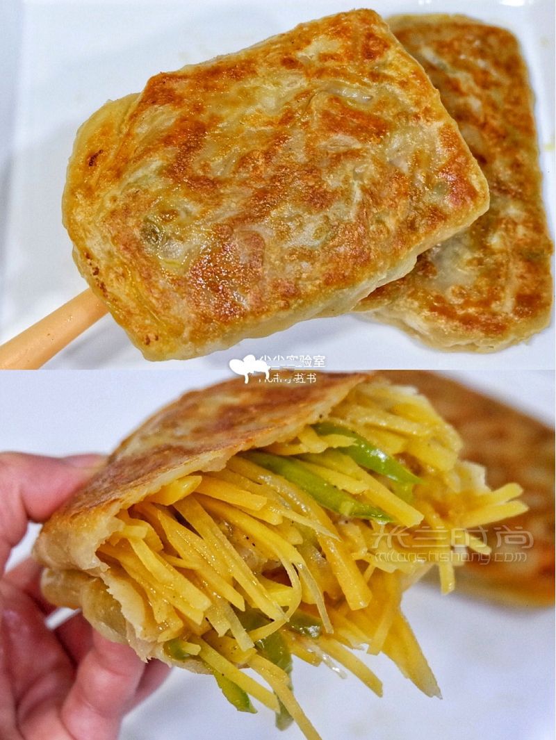 千萬別用手抓餅包土豆絲怕你吃了會上癮_1