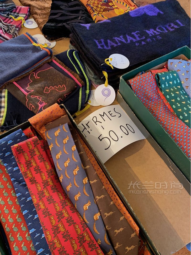 米蘭vintage中古集市 愛(ài)馬仕只要50塊！_5