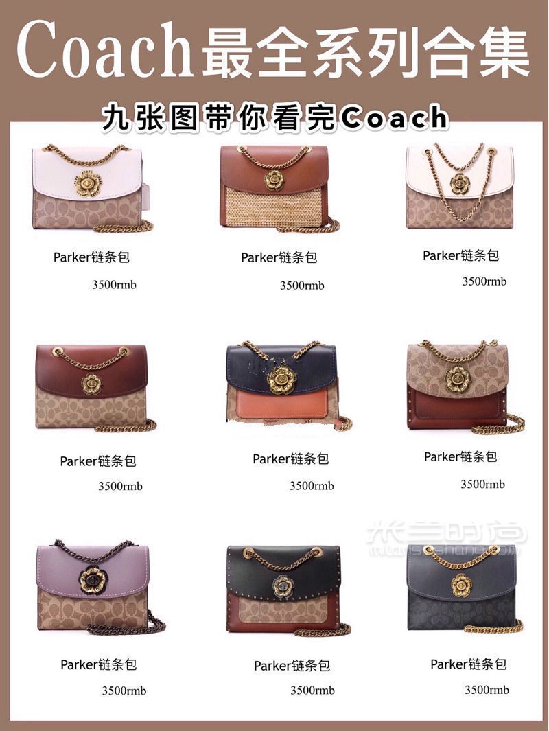 Coach包包全系列解析 9張圖帶你看完Coach包包_1